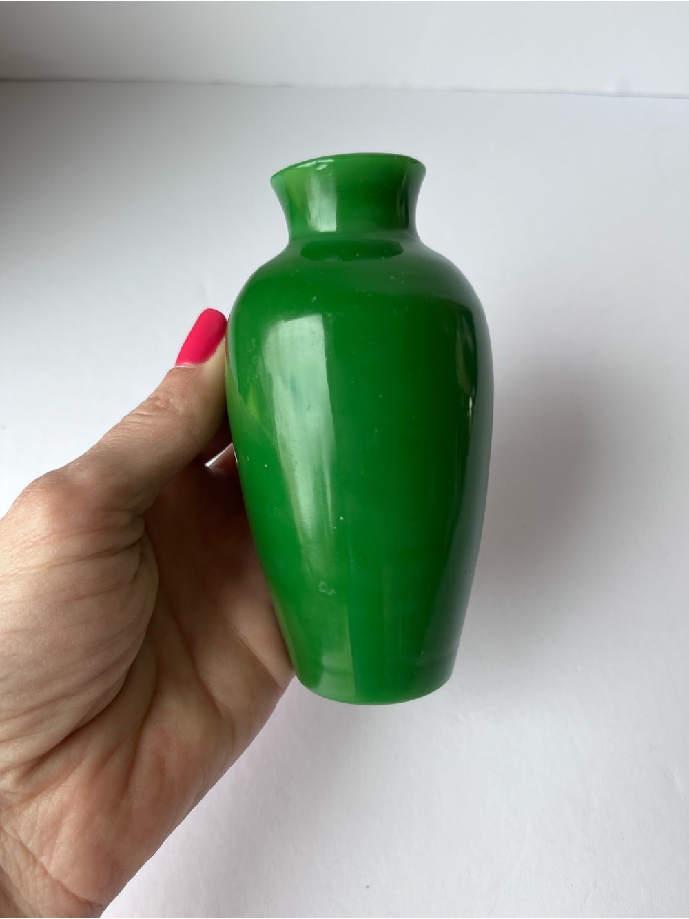 Vintage Green Mini Bud Vase - Picture 2 of 6